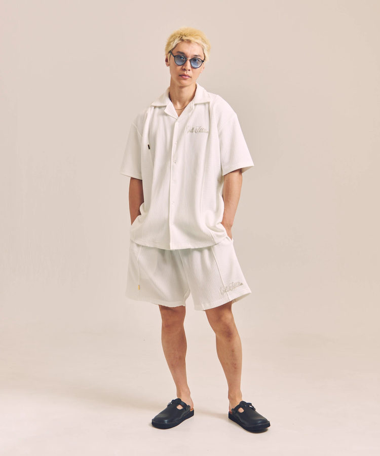 JACKROSE(ジャックローズ) |GA 切替PLEATS-S/S SHIRT *セットアップ対応(MENS)