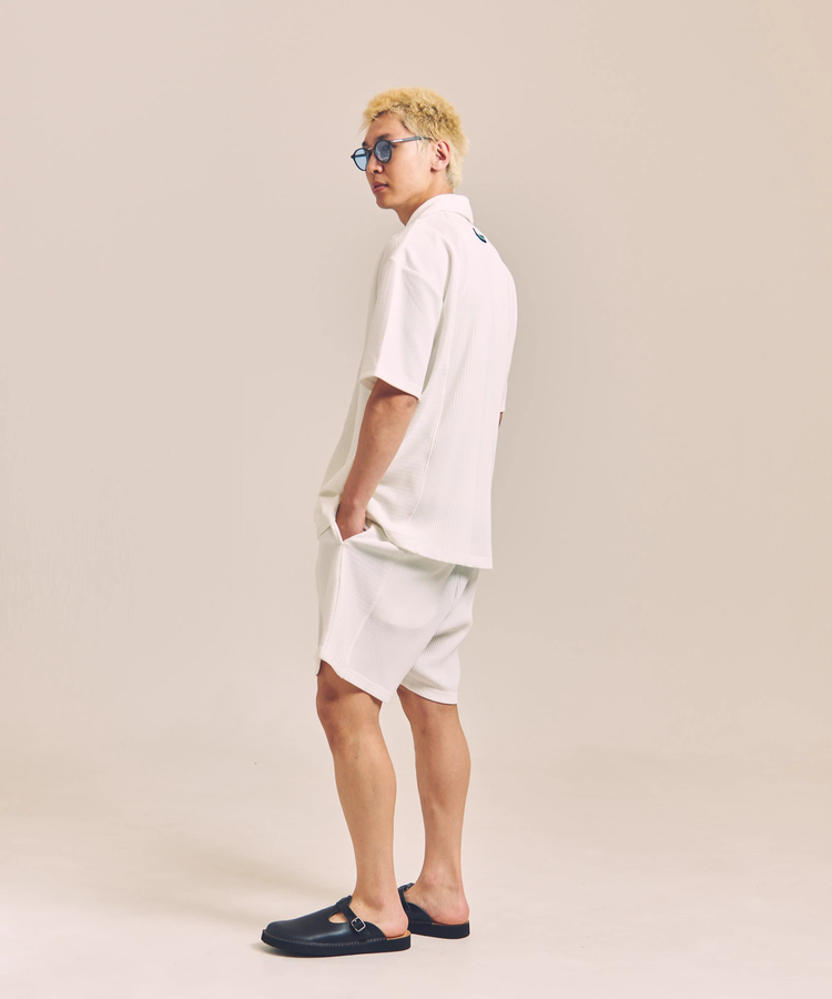 JACKROSE(ジャックローズ) |GA 切替PLEATS-S/S SHIRT *セットアップ対応(MENS)