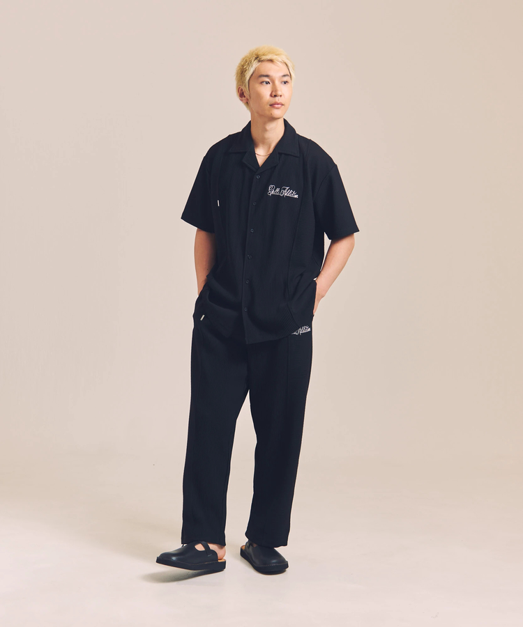 JACKROSE(ジャックローズ) |GA 切替PLEATS-S/S SHIRT *セットアップ対応(MENS)