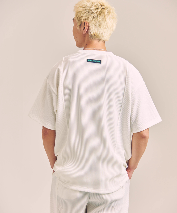 JACKROSE(ジャックローズ) |GA 切替PLEATS-SS TEE *セットアップ対応(MENS)
