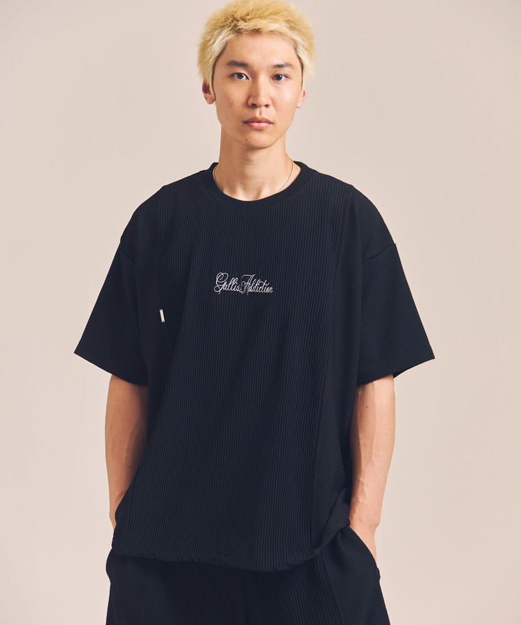 JACKROSE(ジャックローズ) |GA 切替PLEATS-SS TEE *セットアップ対応(MENS)