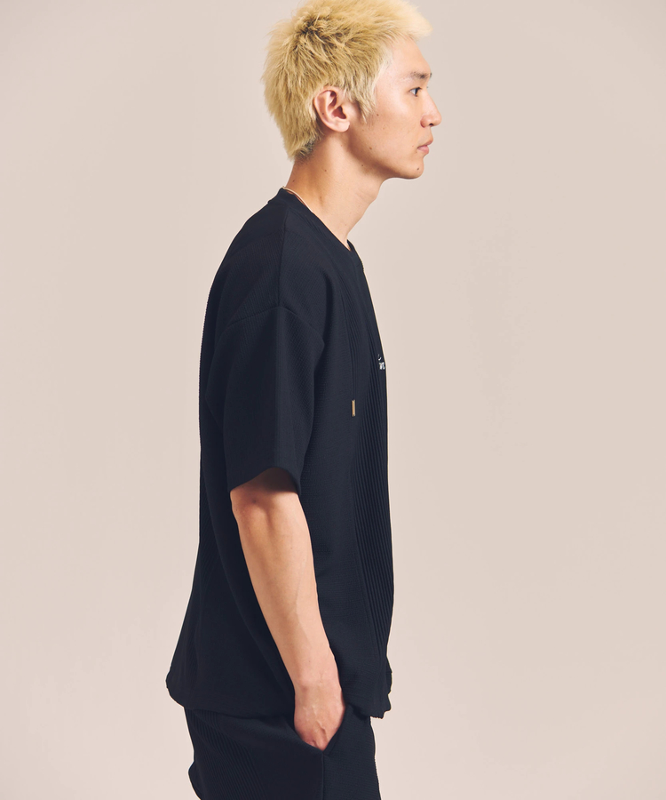 JACKROSE(ジャックローズ) |GA 切替PLEATS-SS TEE *セットアップ対応(MENS)