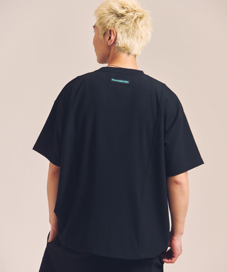 JACKROSE(ジャックローズ) |GA 切替PLEATS-SS TEE *セットアップ対応(MENS)