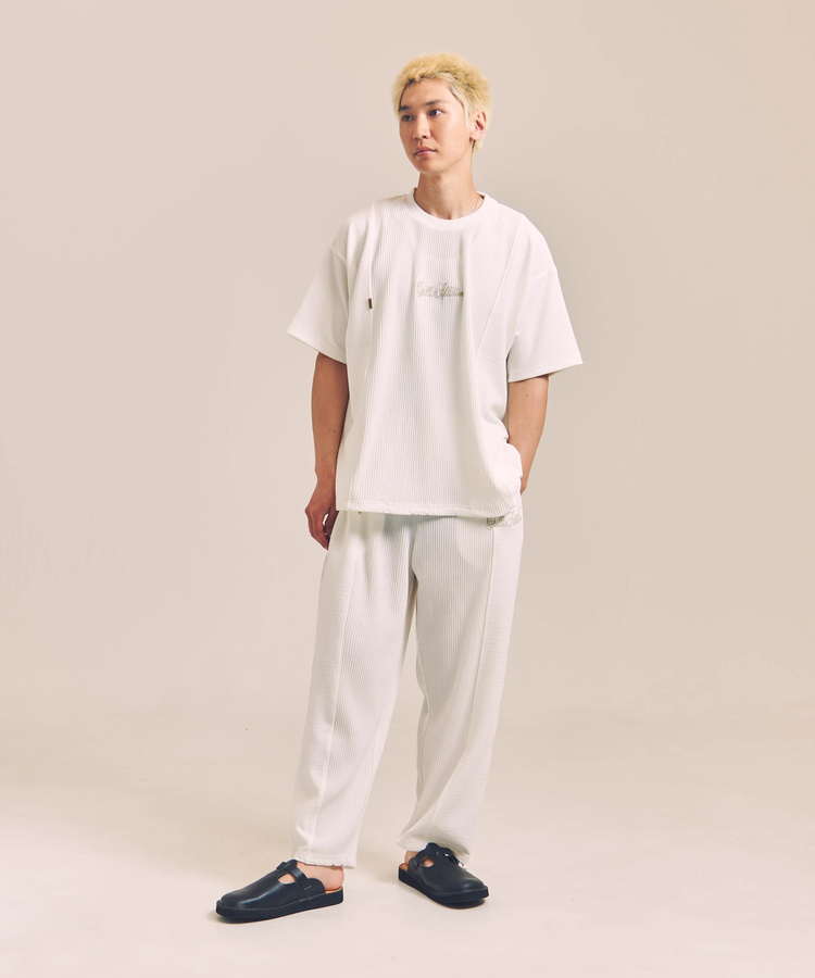 JACKROSE(ジャックローズ) |GA 切替PLEATS-SS TEE *セットアップ対応(MENS)