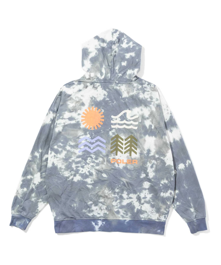 JACKROSE(ジャックローズ) |POLER/ポーラー ELEMENT QUICK DRY DYE ZIP HOOD(MENS)