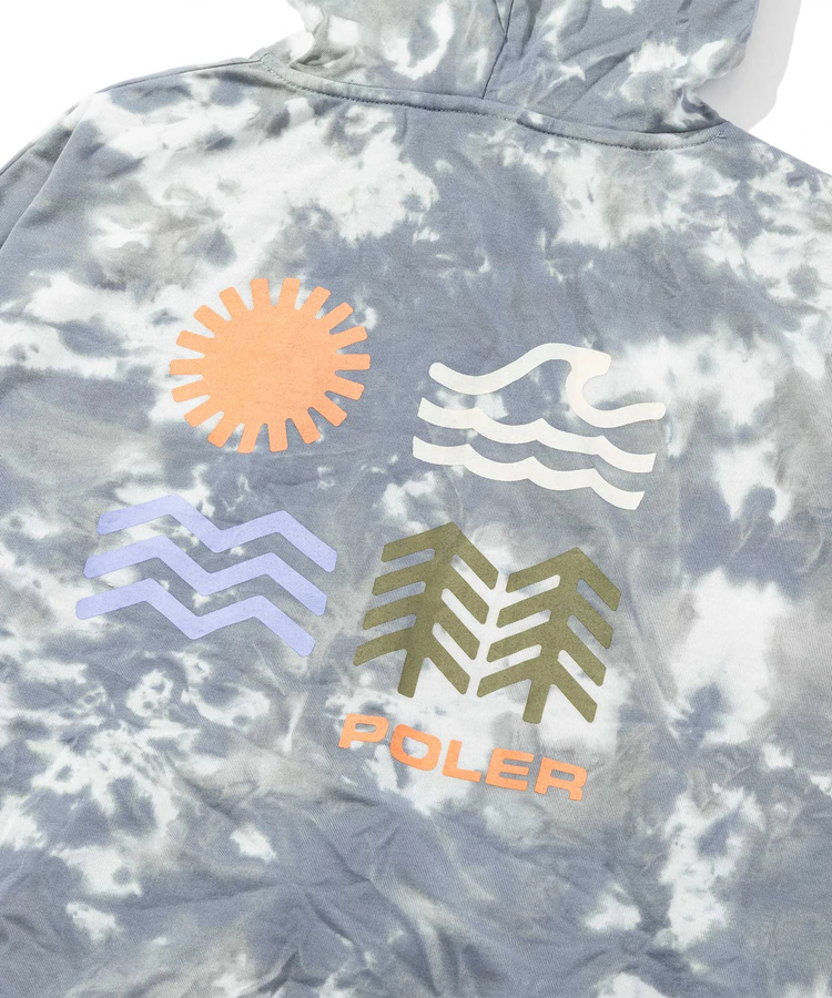 JACKROSE(ジャックローズ) |POLER/ポーラー ELEMENT QUICK DRY DYE ZIP HOOD(MENS)