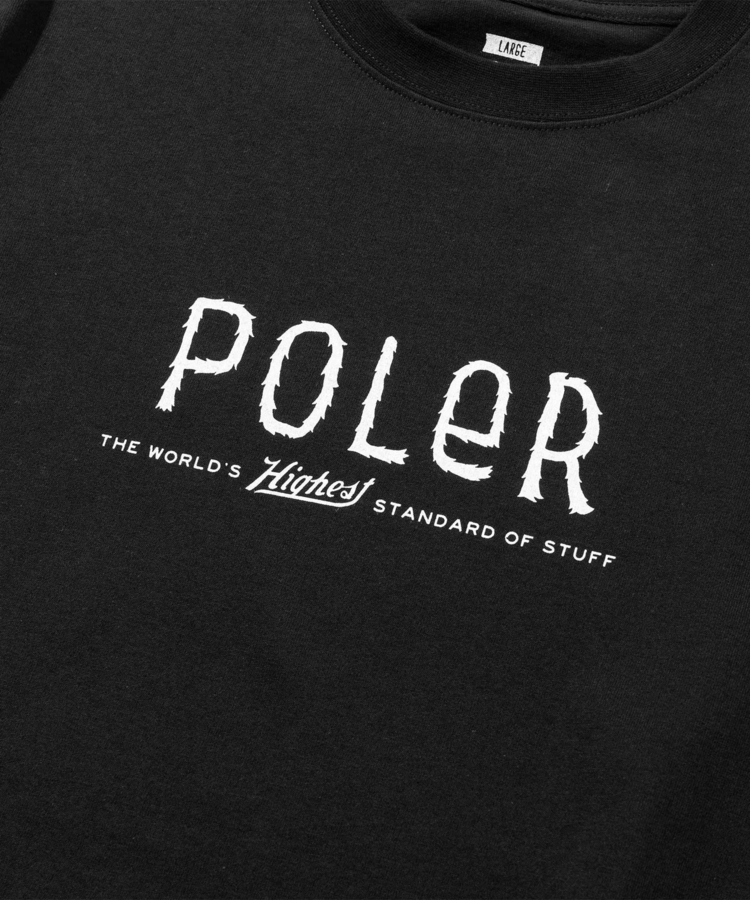 JACKROSE(ジャックローズ) |POLER/ポーラー FURRY FONT RELAX FIT SS TEE(MENS)