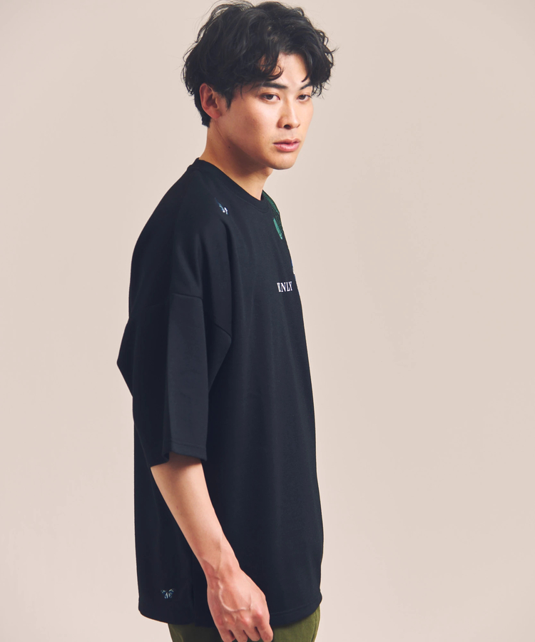 JACKROSE(ジャックローズ) |JE-ローズ&バタフライ刺繍-SSTEE(MENS)