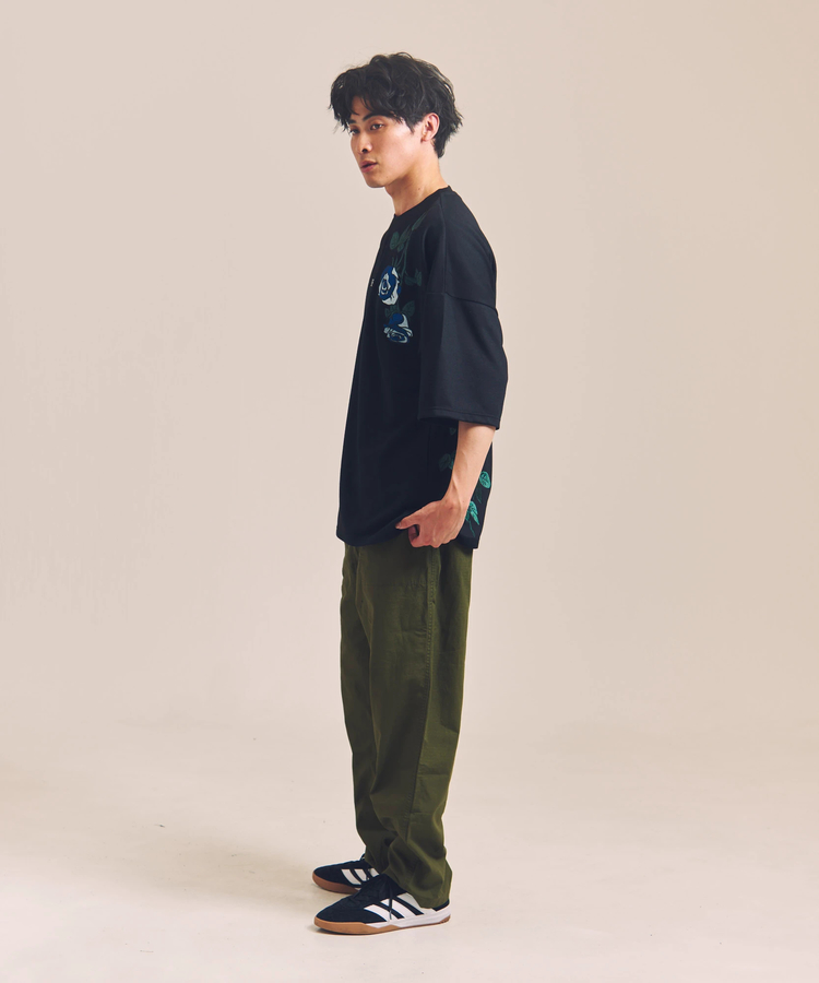 JACKROSE(ジャックローズ) |JE-ローズ&バタフライ刺繍-SSTEE(MENS)