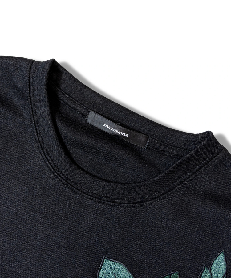 JACKROSE(ジャックローズ) |JE-ローズ&バタフライ刺繍-SSTEE(MENS)
