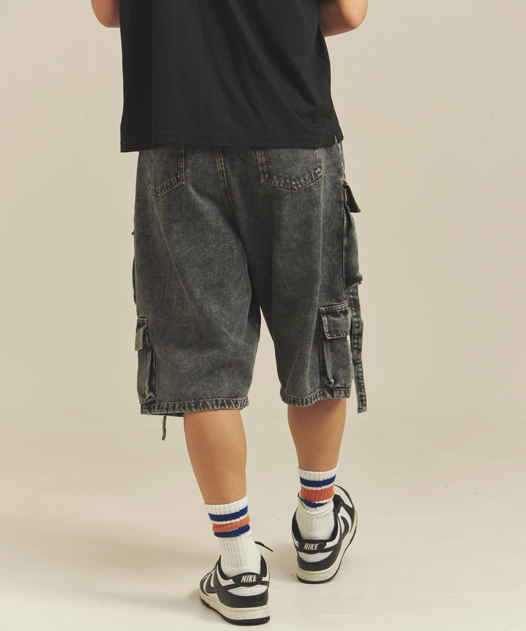 JACKROSE(ジャックローズ) |GA-10.5OZデニム加工テクノカーゴショーツ(MENS)