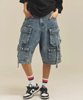 JACKROSE(ジャックローズ) |GA-10.5OZデニム加工テクノカーゴショーツ(MENS)