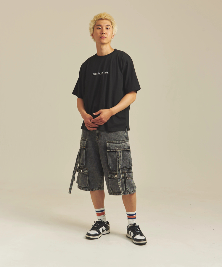 JACKROSE(ジャックローズ) |GA-10.5OZデニム加工テクノカーゴショーツ(MENS)