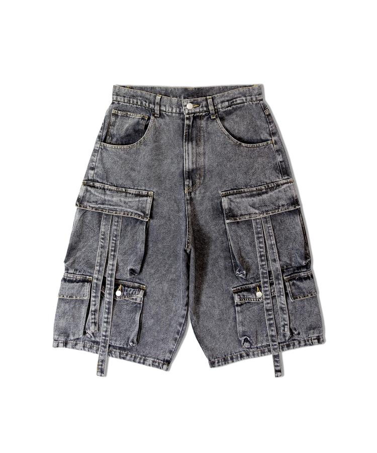 JACKROSE(ジャックローズ) |GA-10.5OZデニム加工テクノカーゴショーツ(MENS)