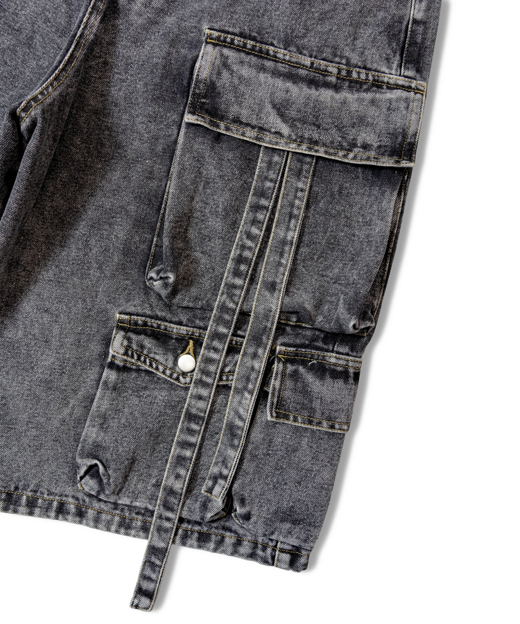 JACKROSE(ジャックローズ) |GA-10.5OZデニム加工テクノカーゴショーツ(MENS)