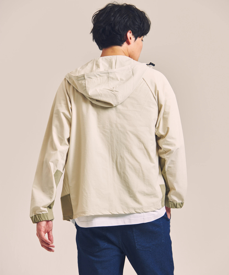 JACKROSE(ジャックローズ) |CREATION CUBE/クリエーションキューブ 3Dスリーブ ナイロンストレッチ ZIPパーカー(MENS)