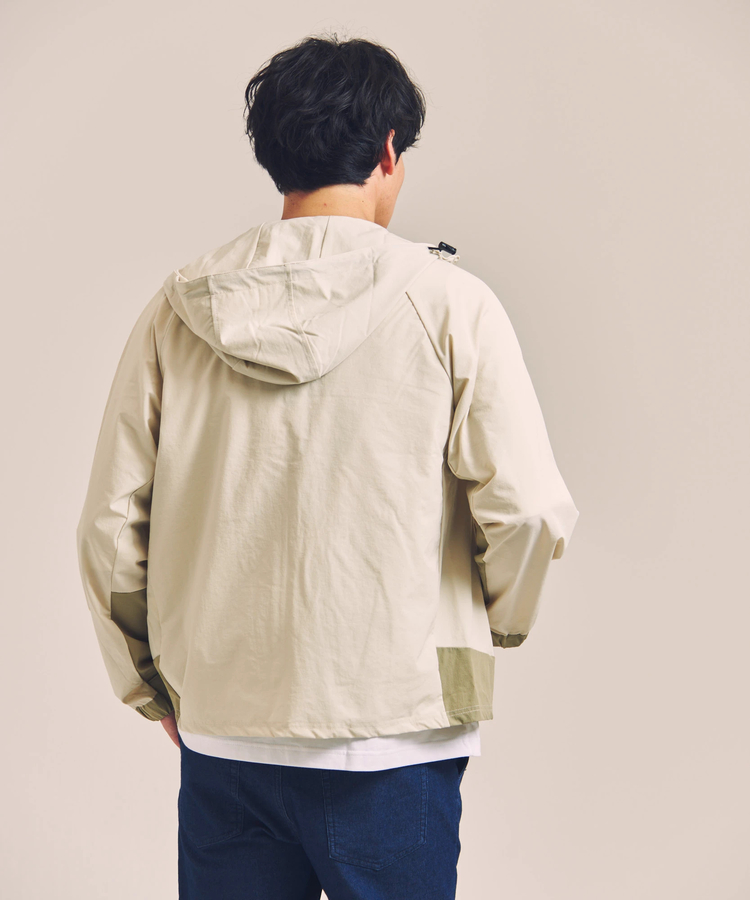 JACKROSE(ジャックローズ) |CREATION CUBE/クリエーションキューブ 3Dスリーブ ナイロンストレッチ ZIPパーカー(MENS)