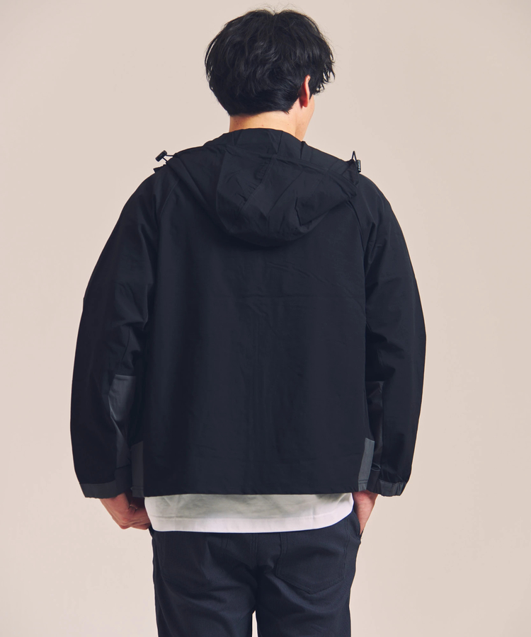 JACKROSE(ジャックローズ) |CREATION CUBE/クリエーションキューブ 3Dスリーブ ナイロンストレッチ ZIPパーカー(MENS)