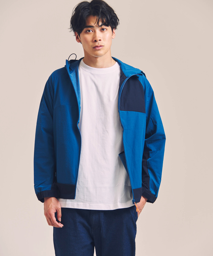 JACKROSE(ジャックローズ) |CREATION CUBE/クリエーションキューブ 3Dスリーブ ナイロンストレッチ ZIPパーカー(MENS)