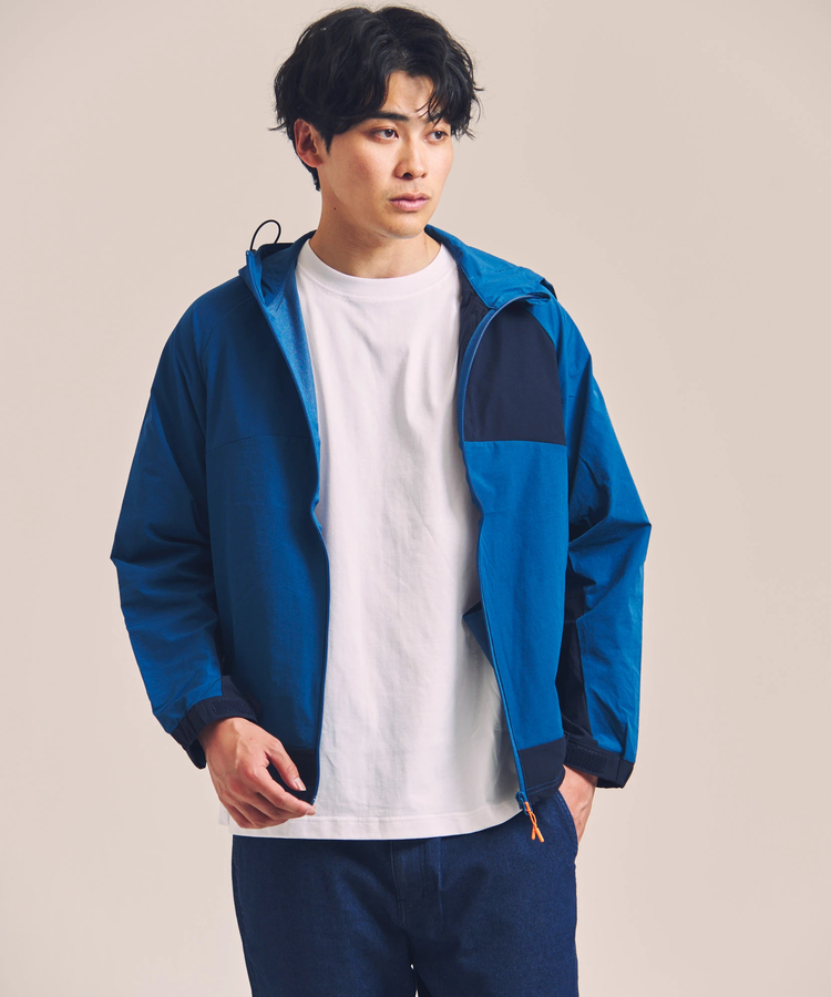 JACKROSE(ジャックローズ) |CREATION CUBE/クリエーションキューブ 3Dスリーブ ナイロンストレッチ ZIPパーカー(MENS)