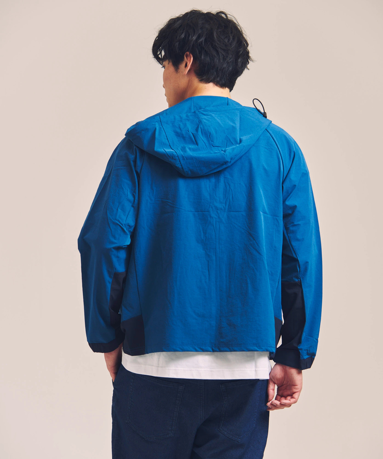 JACKROSE(ジャックローズ) |CREATION CUBE/クリエーションキューブ 3Dスリーブ ナイロンストレッチ ZIPパーカー(MENS)
