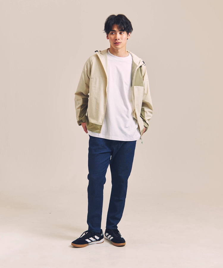 JACKROSE(ジャックローズ) |CREATION CUBE/クリエーションキューブ 3Dスリーブ ナイロンストレッチ ZIPパーカー(MENS)