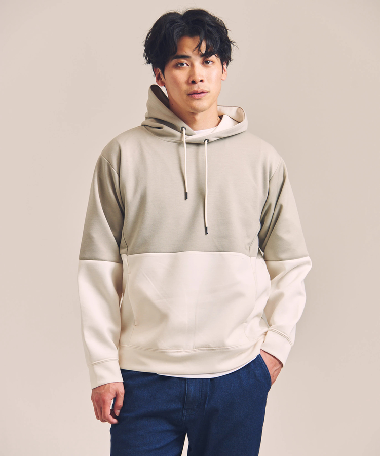 JACKROSE(ジャックローズ) |CREATION CUBE/クリエーションキューブ スパンダンボール バイカラーP/O パーカー(MENS)