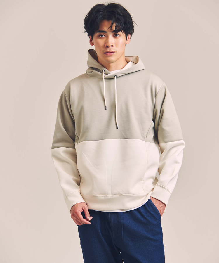 JACKROSE(ジャックローズ) |CREATION CUBE/クリエーションキューブ スパンダンボール バイカラーP/O パーカー(MENS)