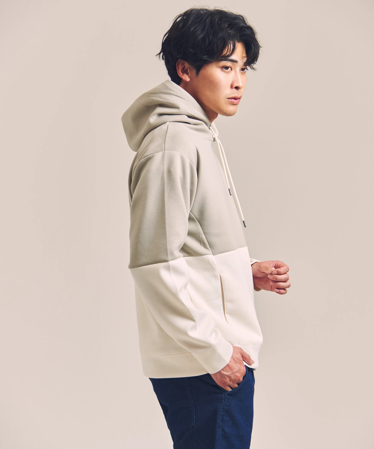 JACKROSE(ジャックローズ) |CREATION CUBE/クリエーションキューブ スパンダンボール バイカラーP/O パーカー(MENS)