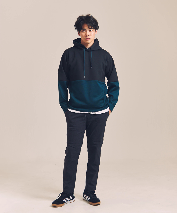 JACKROSE(ジャックローズ) |CREATION CUBE/クリエーションキューブ スパンダンボール バイカラーP/O パーカー(MENS)