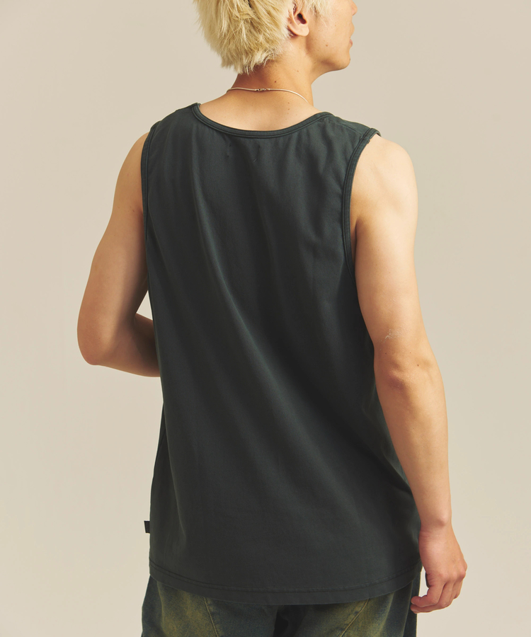 JACKROSE(ジャックローズ) |SHELTECH/シェルテック ピグメントプレーティング天竺-Tanktop(MENS)