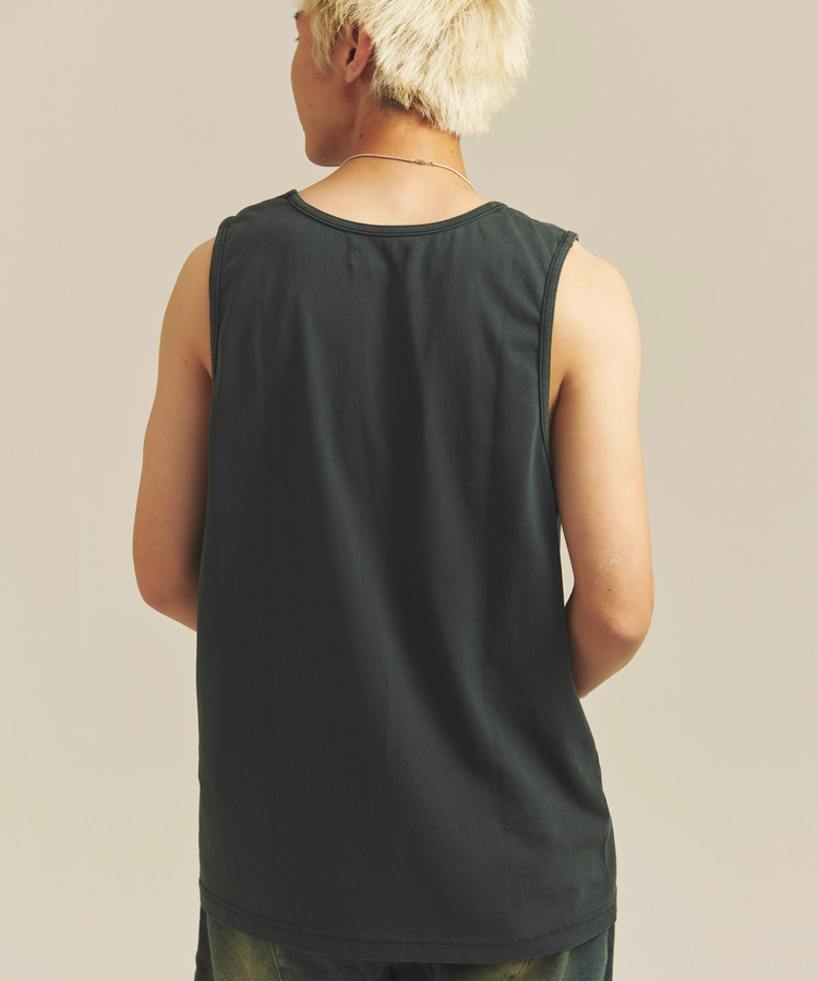 JACKROSE(ジャックローズ) |SHELTECH/シェルテック ピグメントプレーティング天竺-Tanktop(MENS)