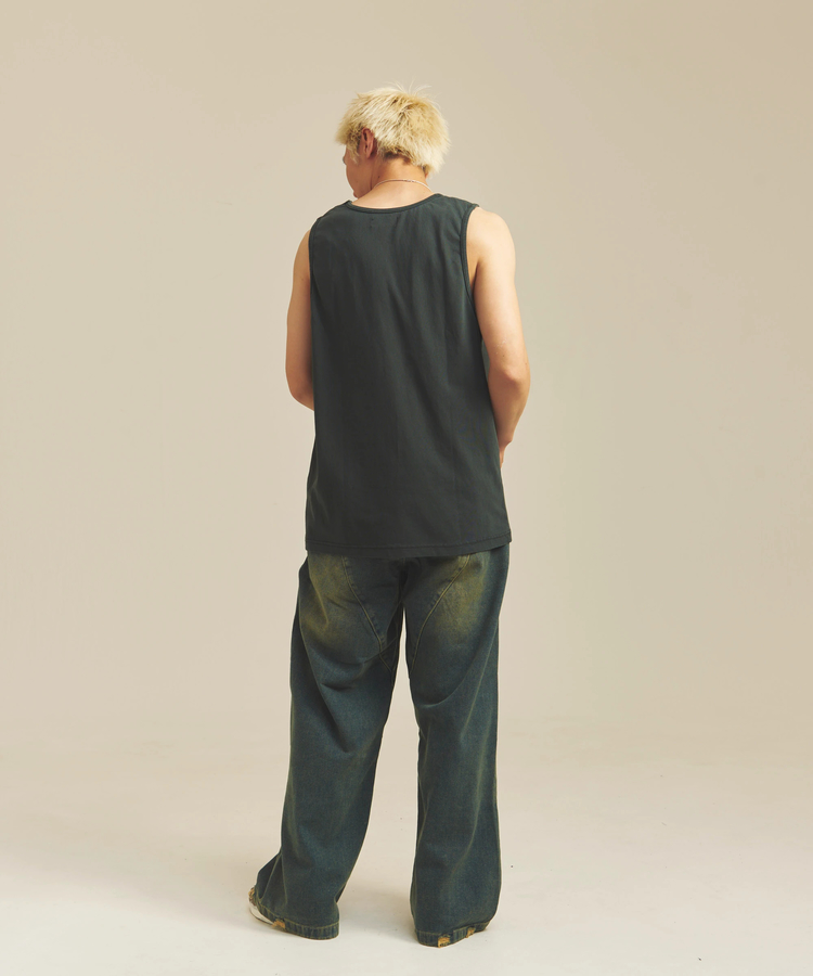 JACKROSE(ジャックローズ) |SHELTECH/シェルテック ピグメントプレーティング天竺-Tanktop(MENS)