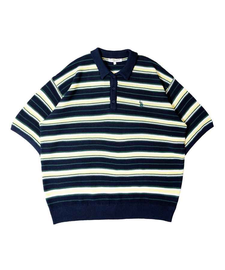 JACKROSE(ジャックローズ) |U.S. Polo Assn./ユーエスポロアッスン ボーダーニットポロ(MENS)