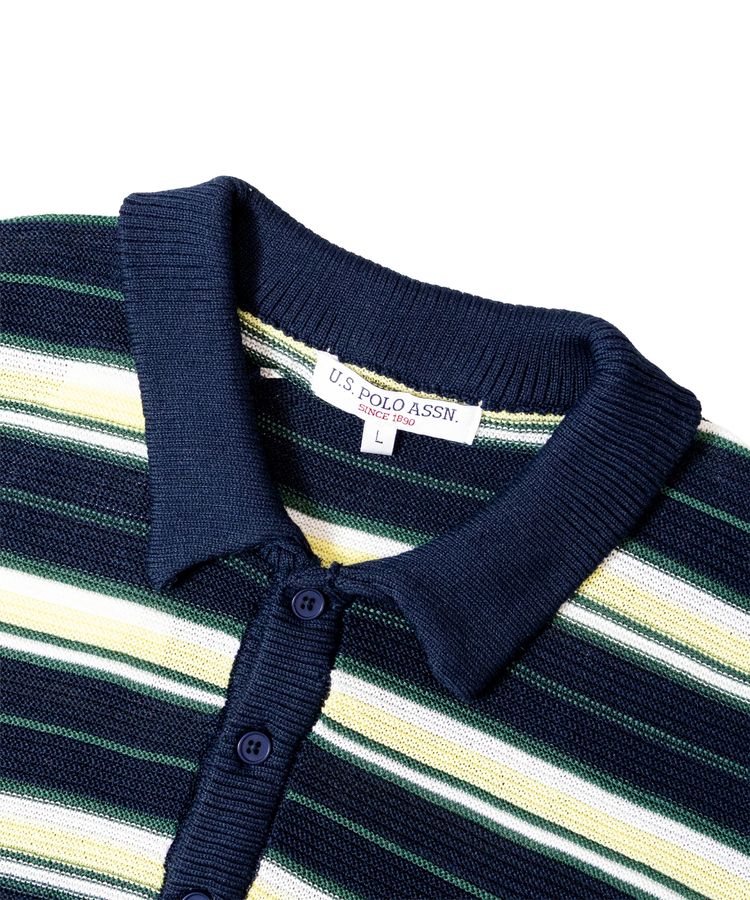 JACKROSE(ジャックローズ) |U.S. Polo Assn./ユーエスポロアッスン ボーダーニットポロ(MENS)