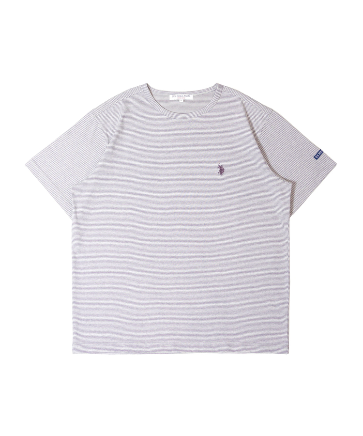 JACKROSE(ジャックローズ) |U.S. Polo Assn./ユーエスポロアッスン 半袖マイクロボーダーTシャツ(MENS)
