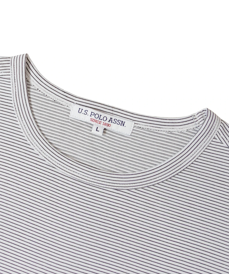 JACKROSE(ジャックローズ) |U.S. Polo Assn./ユーエスポロアッスン 半袖マイクロボーダーTシャツ(MENS)