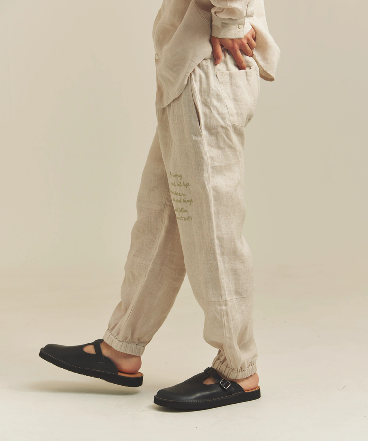 JACKROSE(ジャックローズ) |BAYCANT/ベイカント リネン100% イージーパンツ *セットアップ対応(MENS)