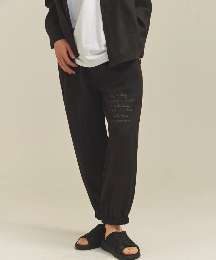 JACKROSE(ジャックローズ) |BAYCANT/ベイカント リネン100% イージーパンツ *セットアップ対応(MENS)