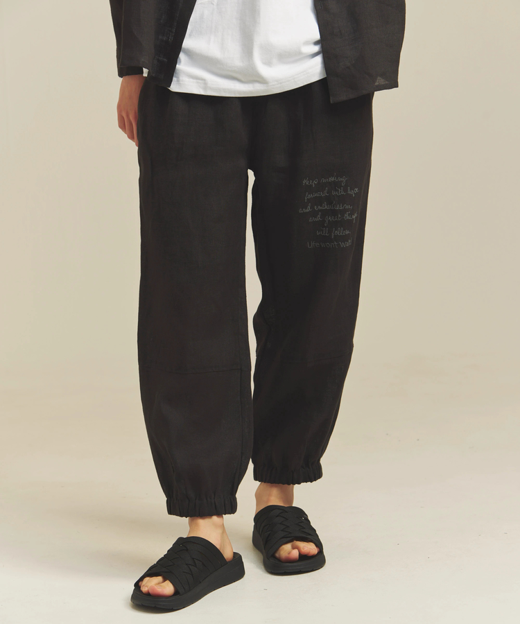 JACKROSE(ジャックローズ) |BAYCANT/ベイカント リネン100% イージーパンツ *セットアップ対応(MENS)