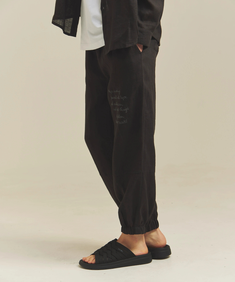 JACKROSE(ジャックローズ) |BAYCANT/ベイカント リネン100% イージーパンツ *セットアップ対応(MENS)