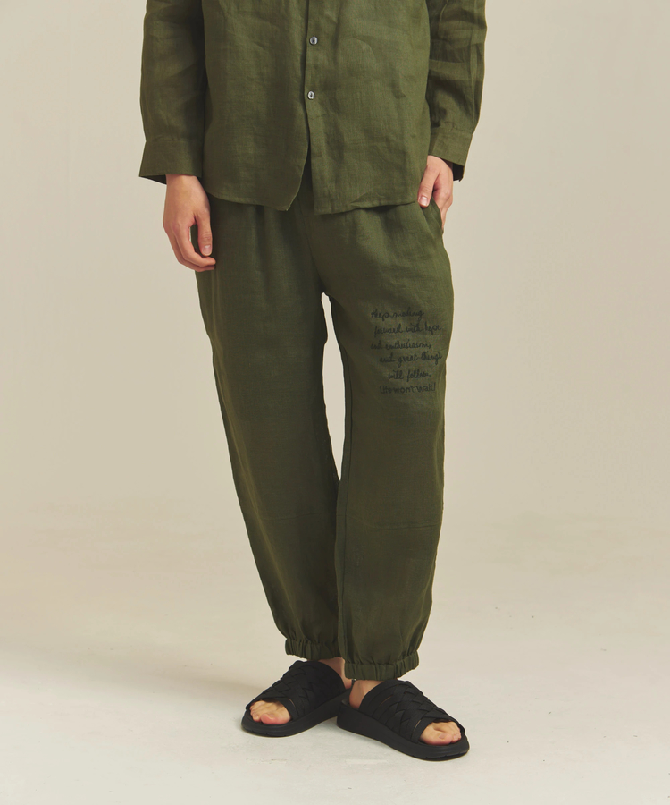 JACKROSE(ジャックローズ) |BAYCANT/ベイカント リネン100% イージーパンツ *セットアップ対応(MENS)