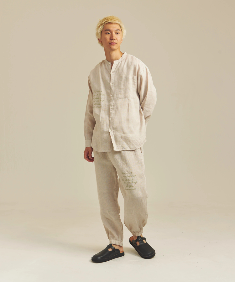 JACKROSE(ジャックローズ) |BAYCANT/ベイカント リネン100% イージーパンツ *セットアップ対応(MENS)