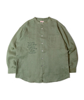 JACKROSE(ジャックローズ) |BAYCANT/ベイカント リネン100% バンドカラーLSシャツ *セットアップ対応(MENS)