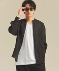 JACKROSE(ジャックローズ) |BAYCANT/ベイカント リネン100% バンドカラーLSシャツ *セットアップ対応(MENS)