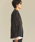 JACKROSE(ジャックローズ) |BAYCANT/ベイカント リネン100% バンドカラーLSシャツ *セットアップ対応(MENS)