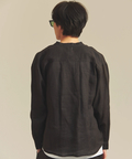JACKROSE(ジャックローズ) |BAYCANT/ベイカント リネン100% バンドカラーLSシャツ *セットアップ対応(MENS)