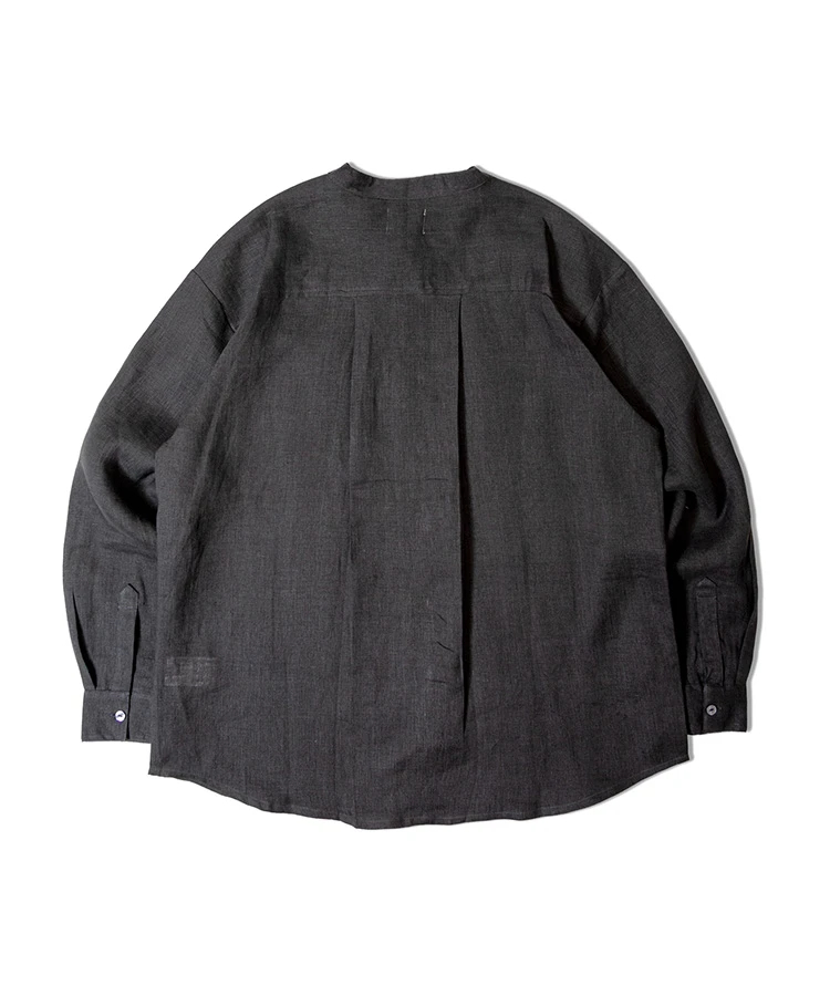 JACKROSE(ジャックローズ) |BAYCANT/ベイカント リネン100% バンドカラーLSシャツ *セットアップ対応(MENS)
