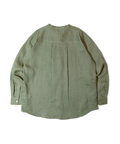 JACKROSE(ジャックローズ) |BAYCANT/ベイカント リネン100% バンドカラーLSシャツ *セットアップ対応(MENS)