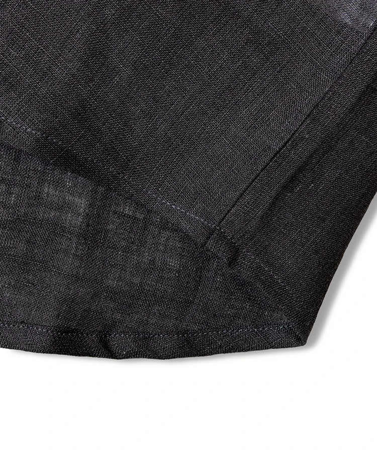 JACKROSE(ジャックローズ) |BAYCANT/ベイカント リネン100% バンドカラーLSシャツ *セットアップ対応(MENS)